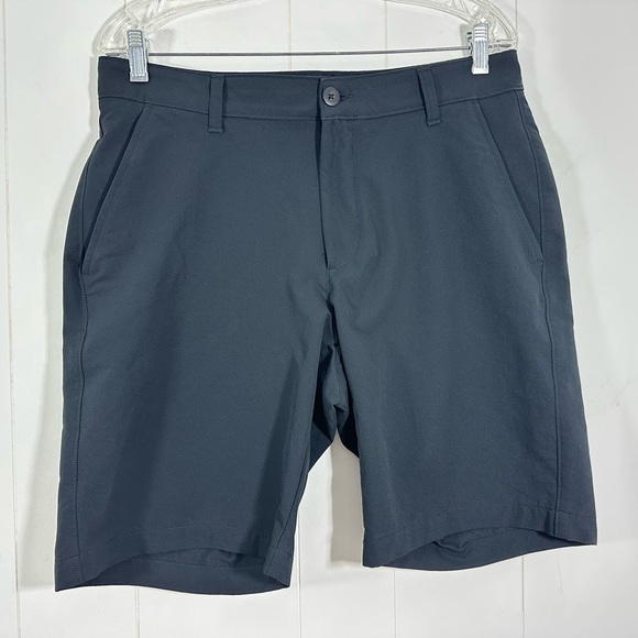 Under Armour Other - Under Armour Men's Gray Chino Shorts Polyester Regular Fit Pockets Button